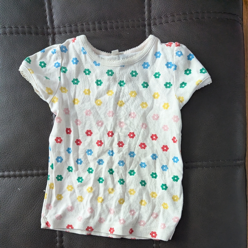 Mini Boden Multicolor Floral Kids T-Shirt